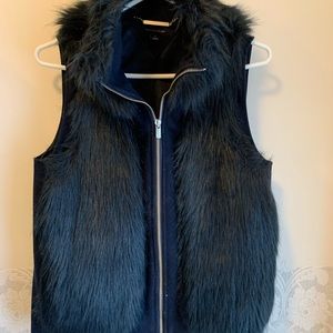 Tommy Hilfiger women faux fur vest